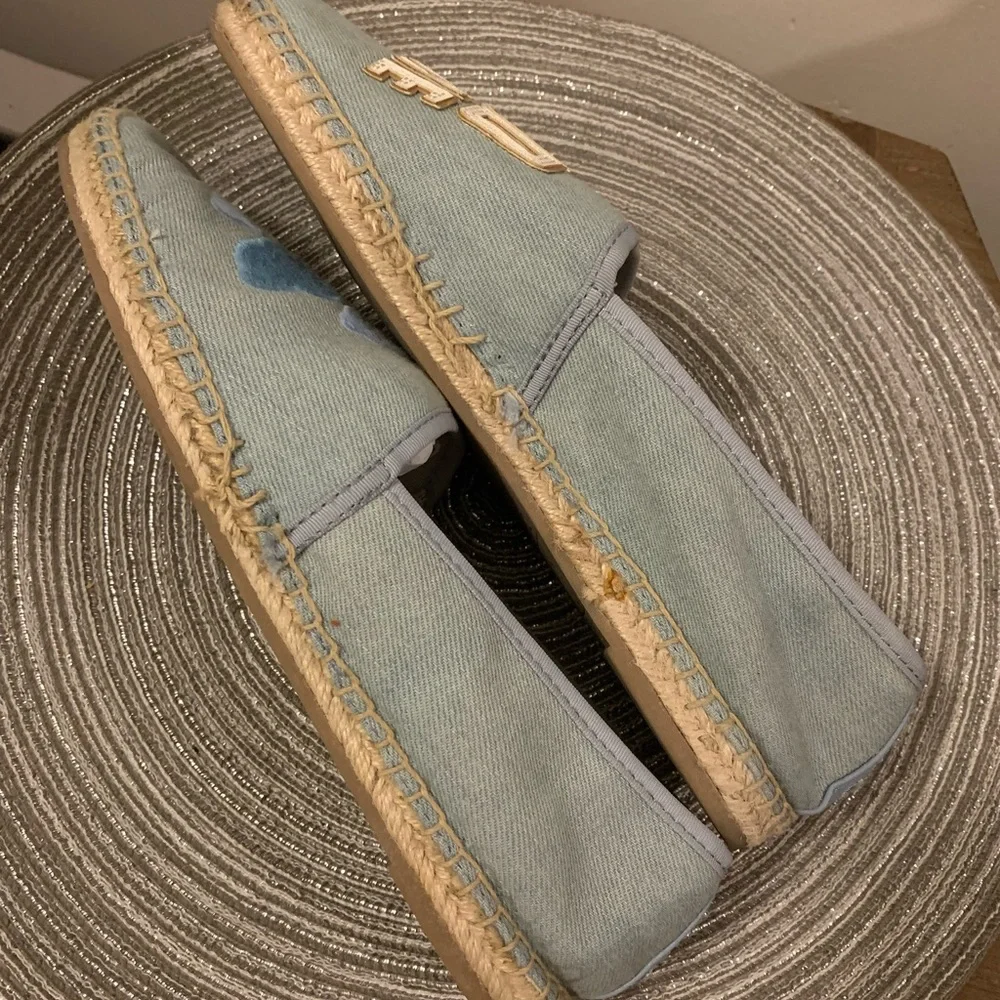 Sam Edelman Circus Lenni-31 “Head in the ☁️ “canvas denim slip ons size 8.5